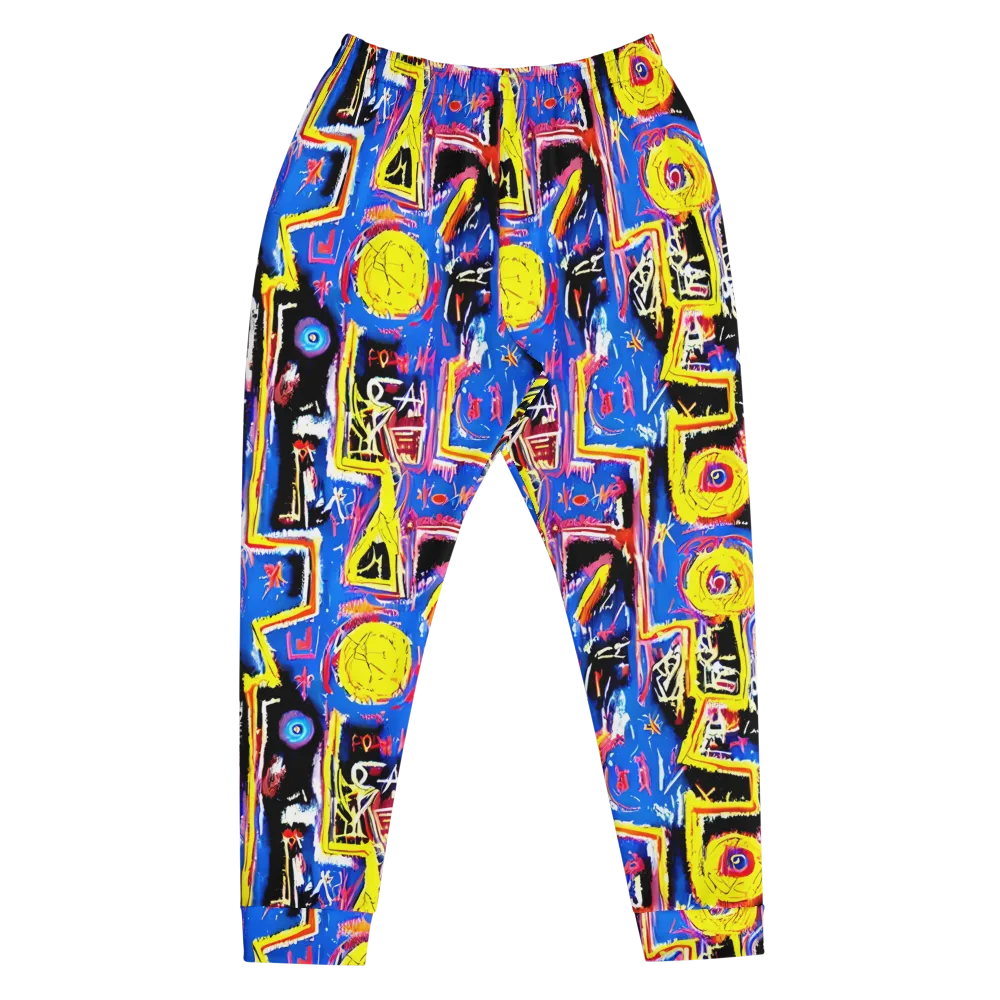 Radiant Mayhem on Men's Joggers — Front