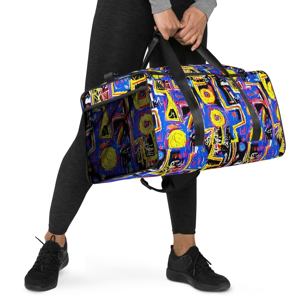 Radiant Mayhem on Duffle Bag — Right Front