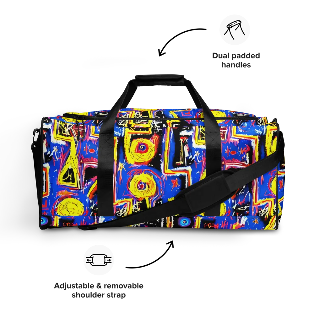 Radiant Mayhem on Duffle Bag — Front
