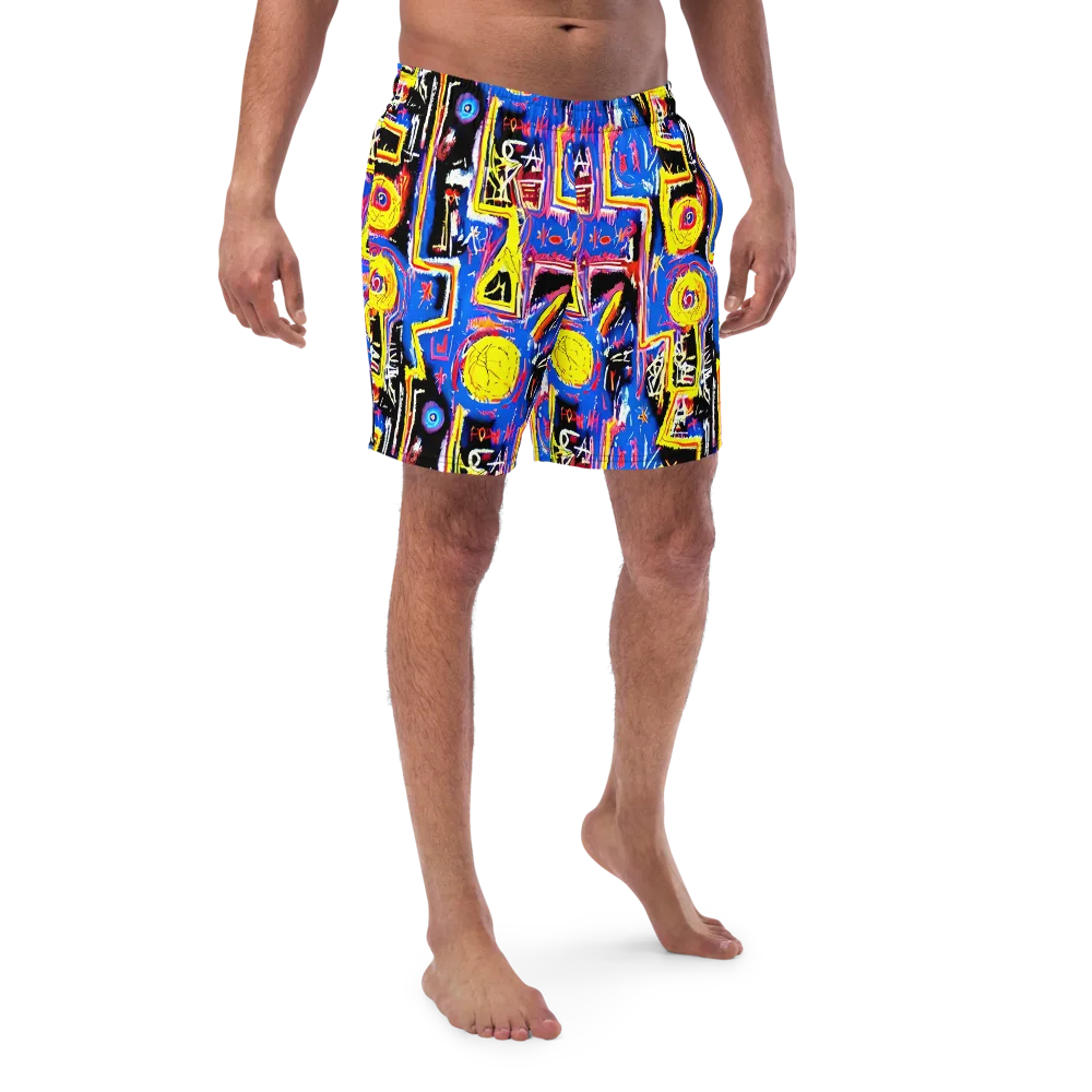 Radiant Mayhem on Swim Trunks — Front