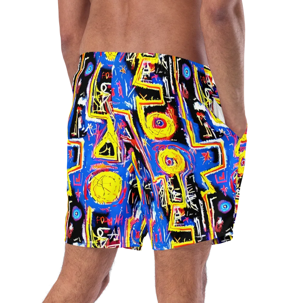 Radiant Mayhem on Swim Trunks — Right Back