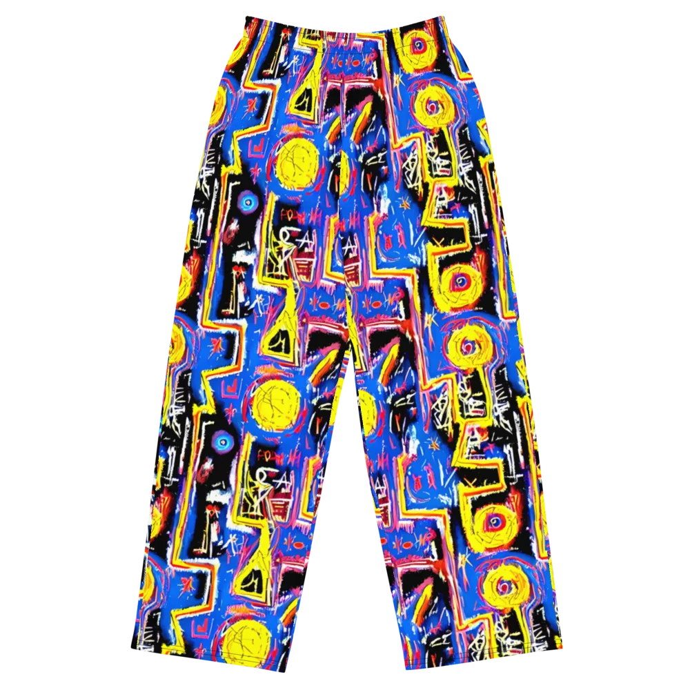 Radiant Mayhem on Wide-Leg Pants — Front