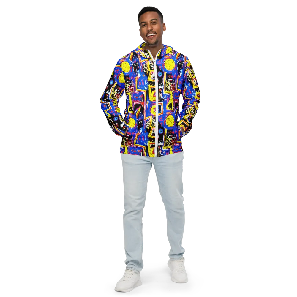 Radiant Mayhem on Men's Windbreaker — Front