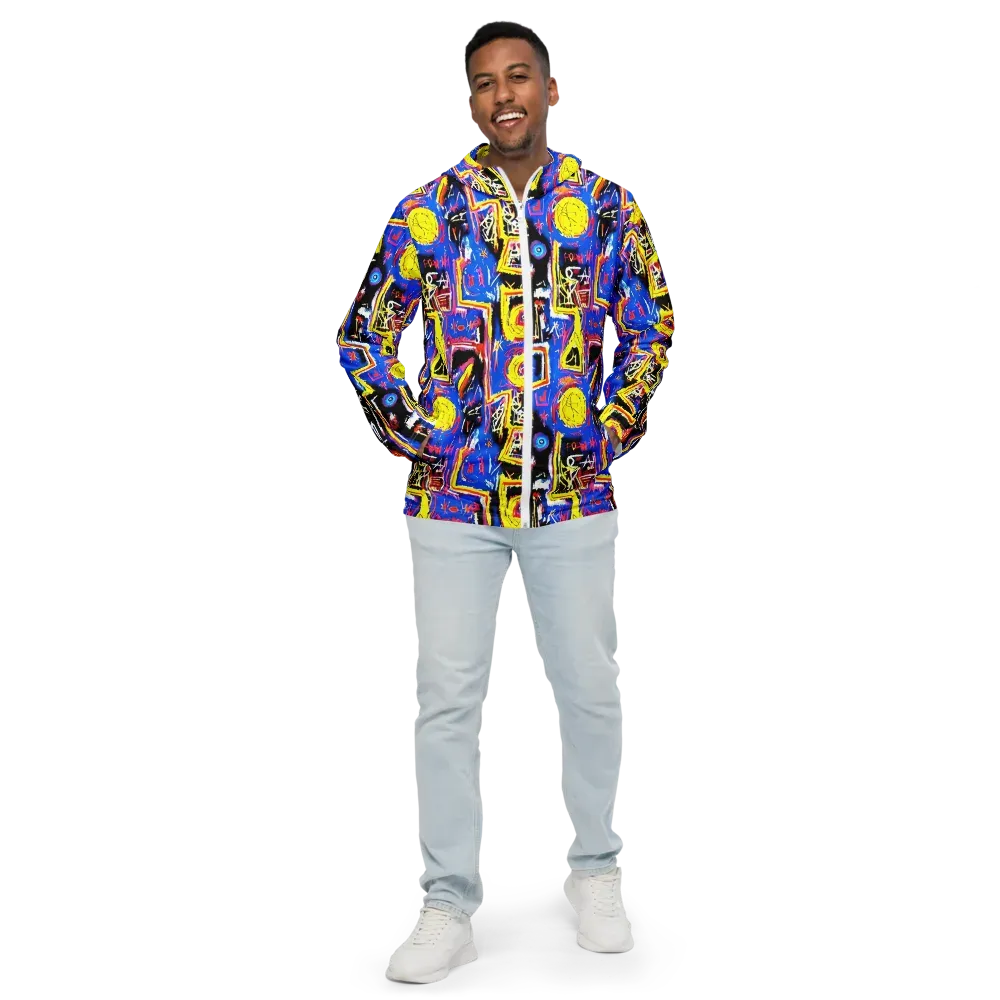 Radiant Mayhem on Men's Windbreaker — Front