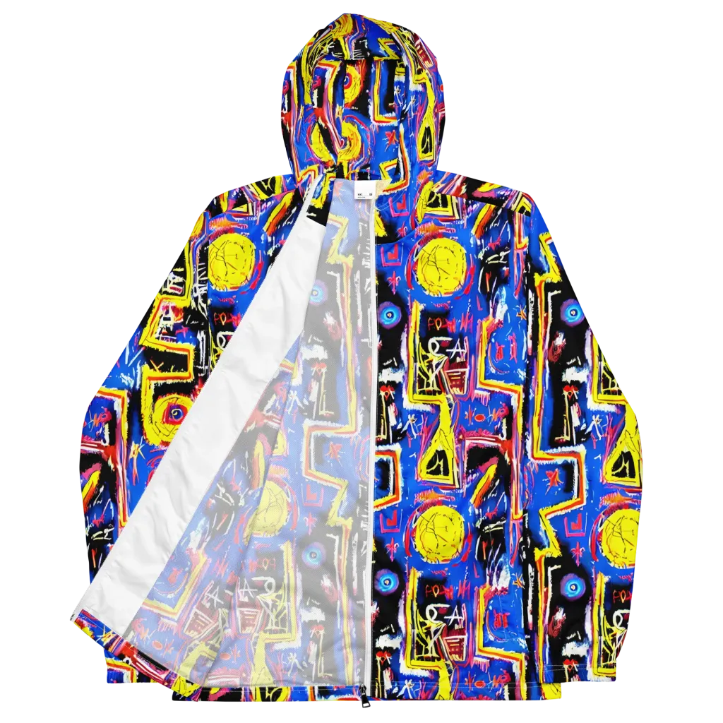 Radiant Mayhem on Men's Windbreaker — Front