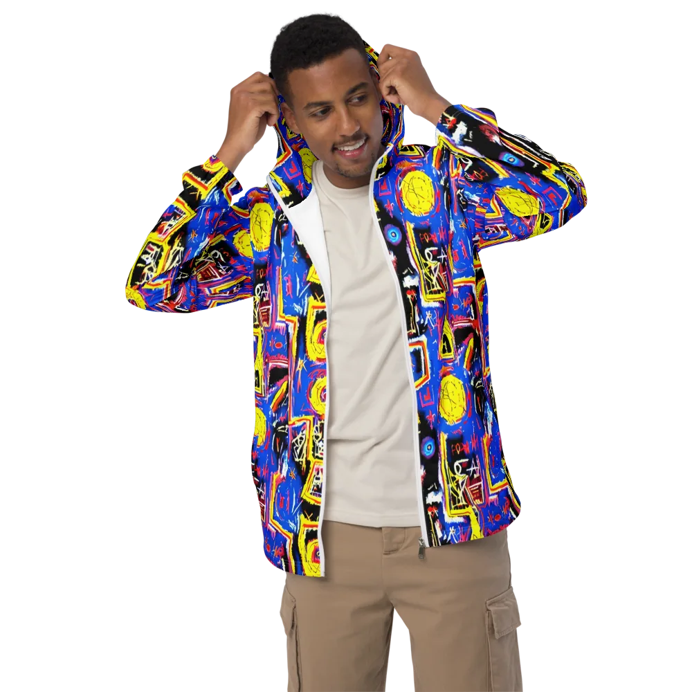 Radiant Mayhem on Men's Windbreaker — Front