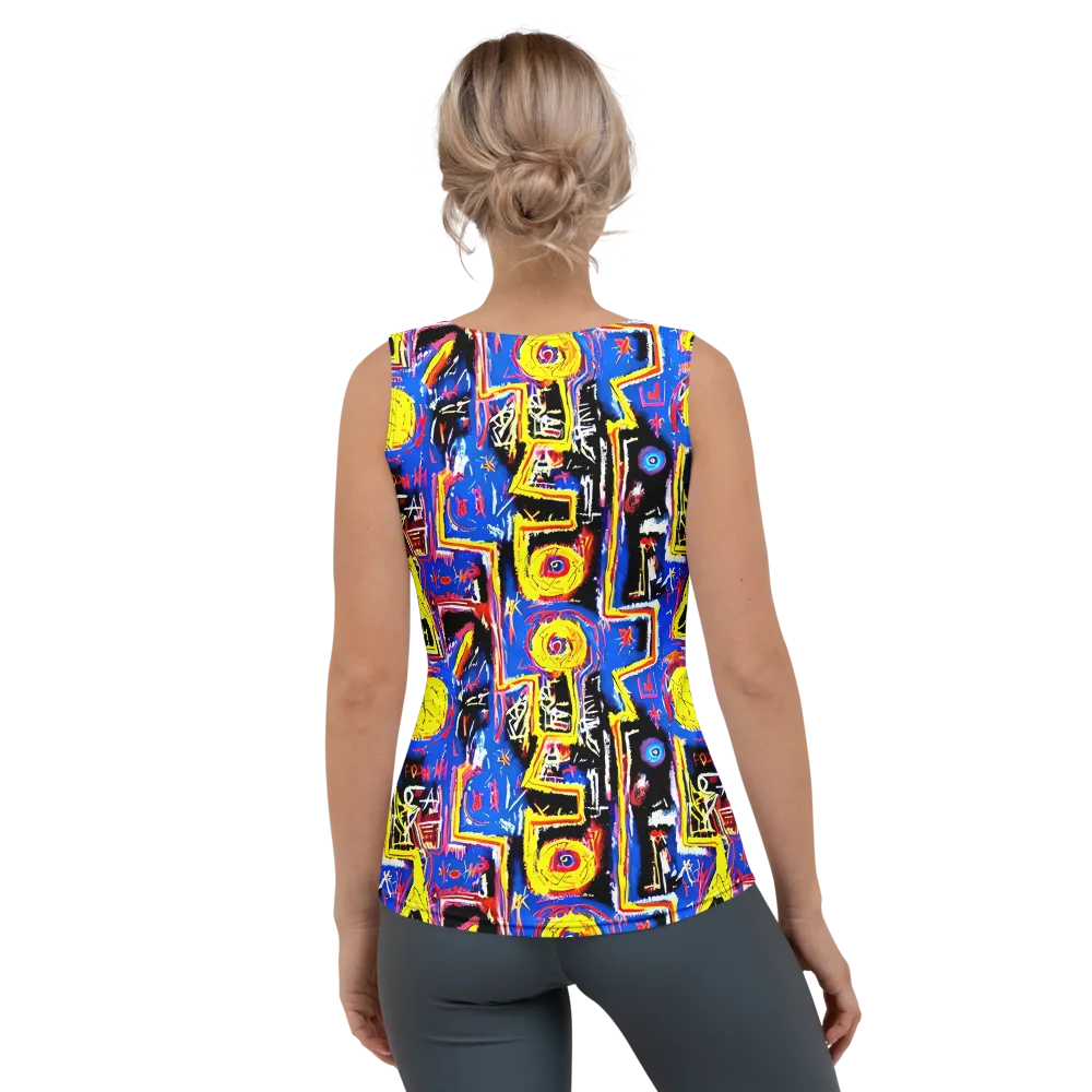 Radiant Mayhem on Women's Tank Top — Back