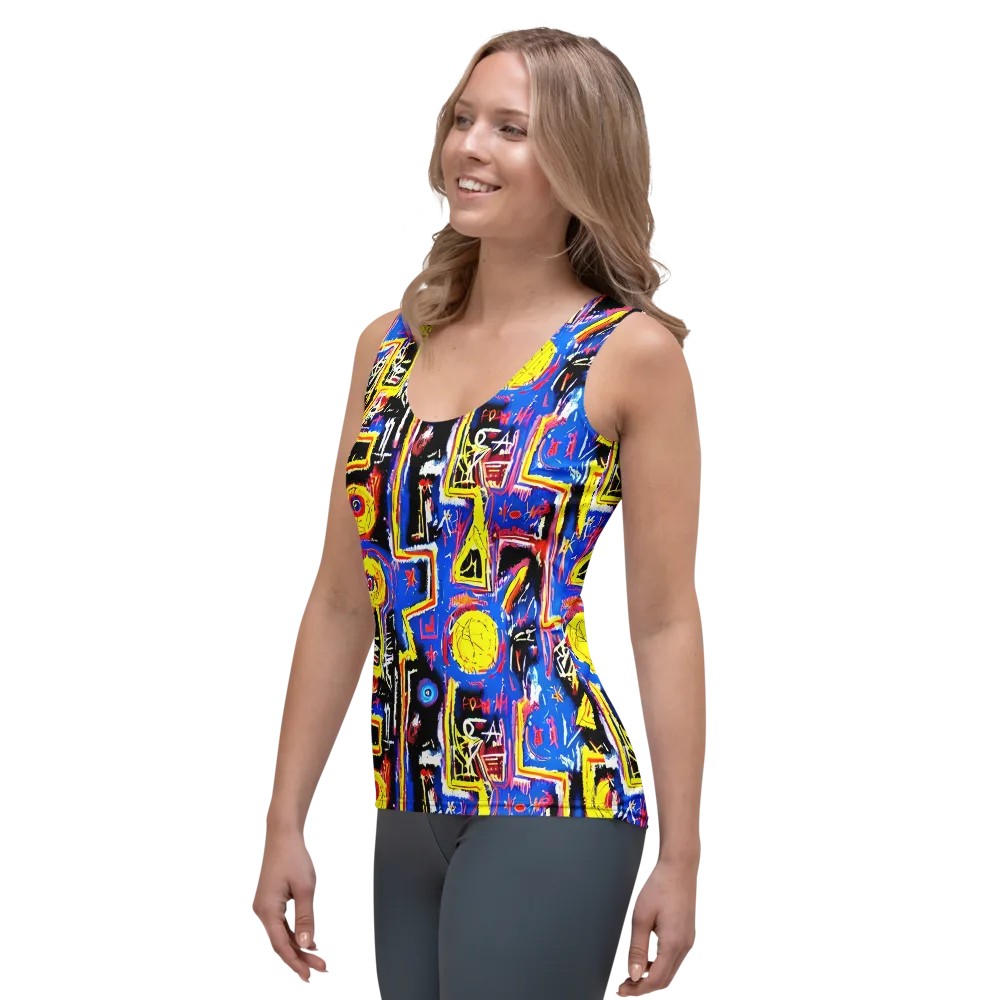 Radiant Mayhem on Women's Tank Top — Left Front