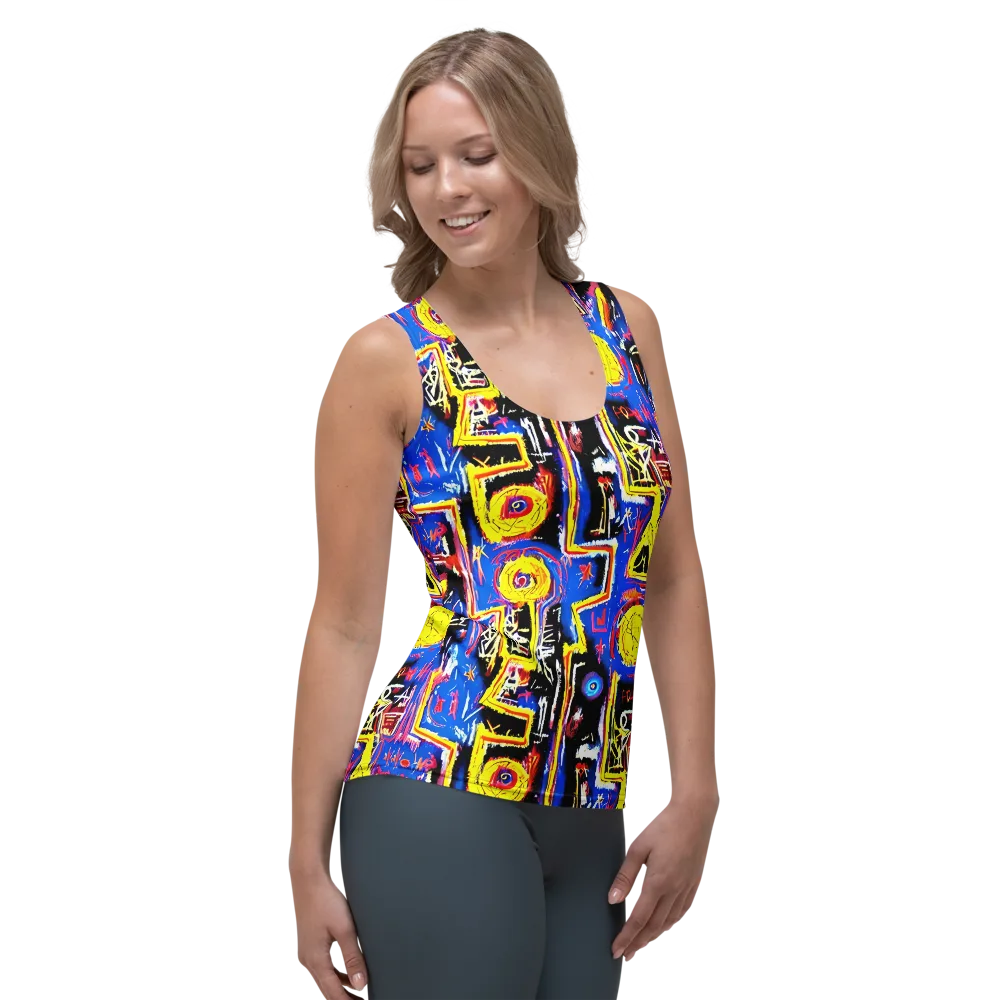 Radiant Mayhem on Women's Tank Top — Right Front