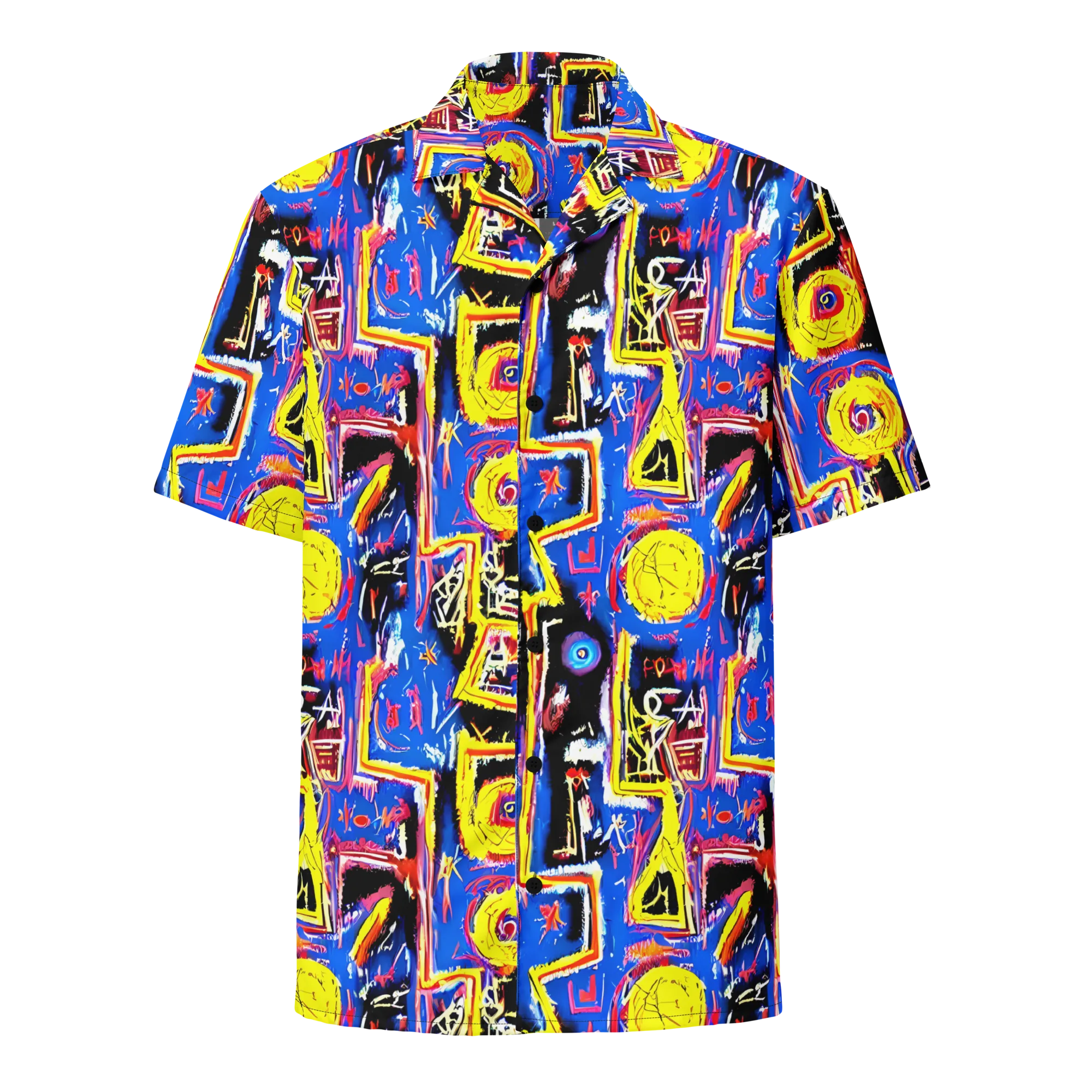 Radiant Mayhem on Button Shirt — Front