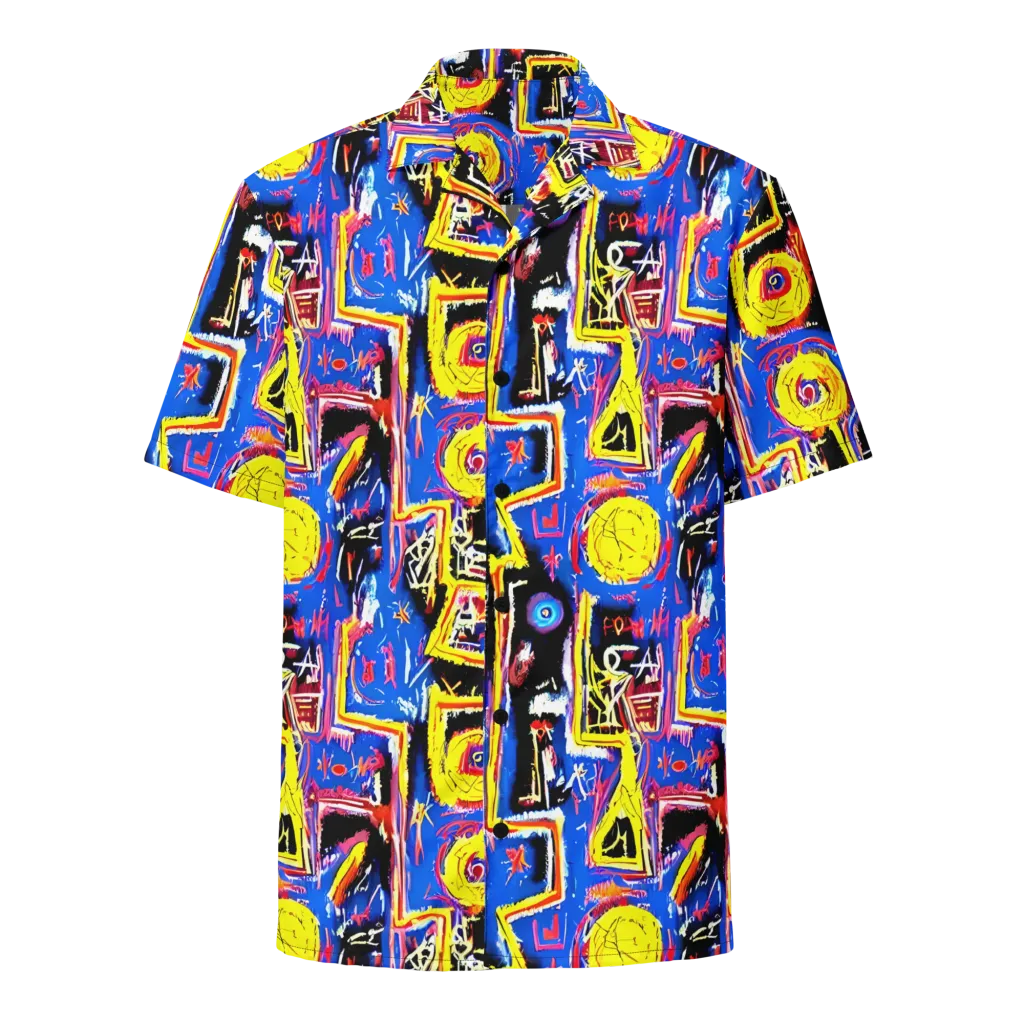 Radiant Mayhem on Button Shirt — Front