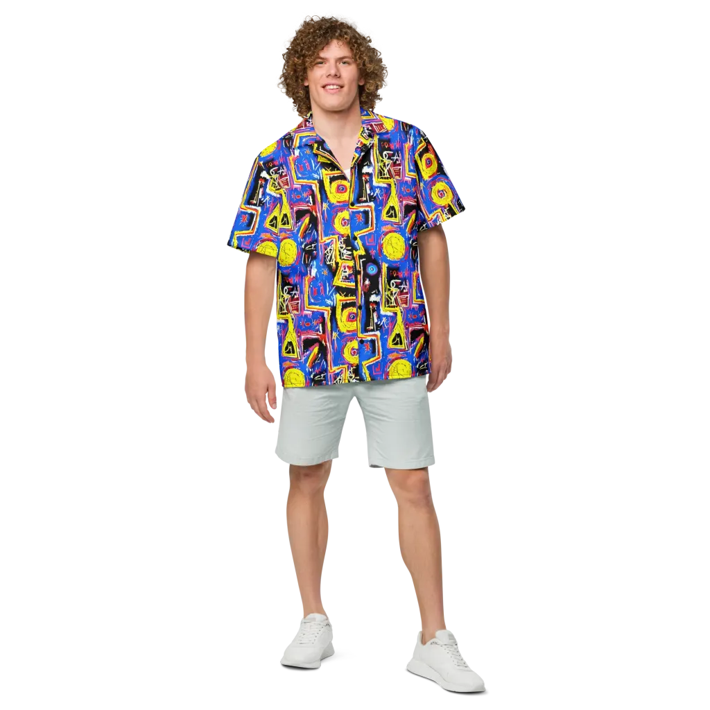 Radiant Mayhem on Button Shirt — Front