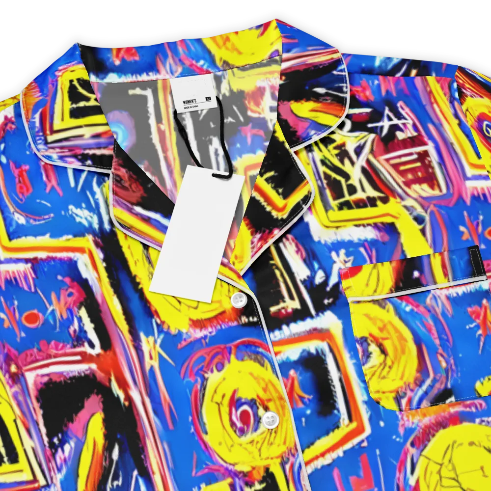 Radiant Mayhem on Women's Short Sleeve Pajama Top — Product details