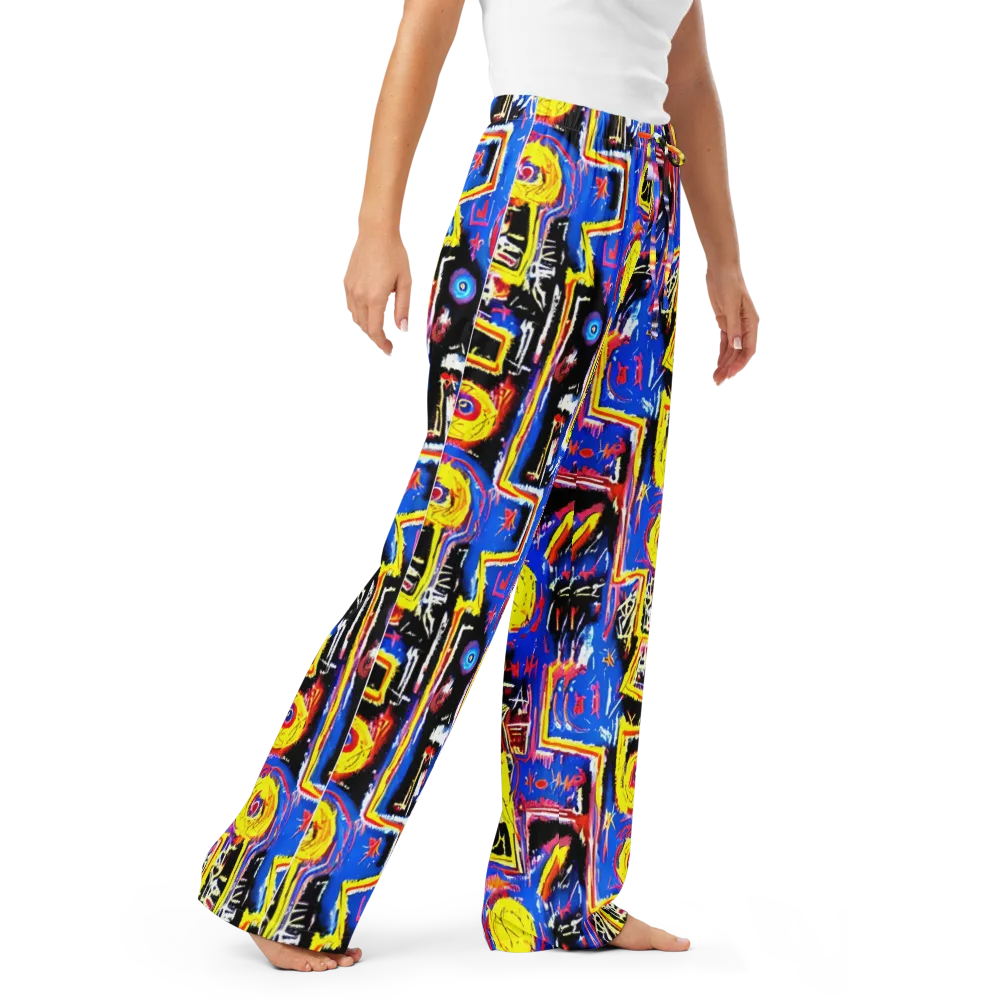 Radiant Mayhem on Women's Pajama Pants — Right Front
