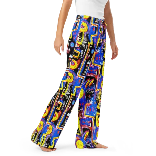 Radiant Mayhem on a Women's Pajama Pants