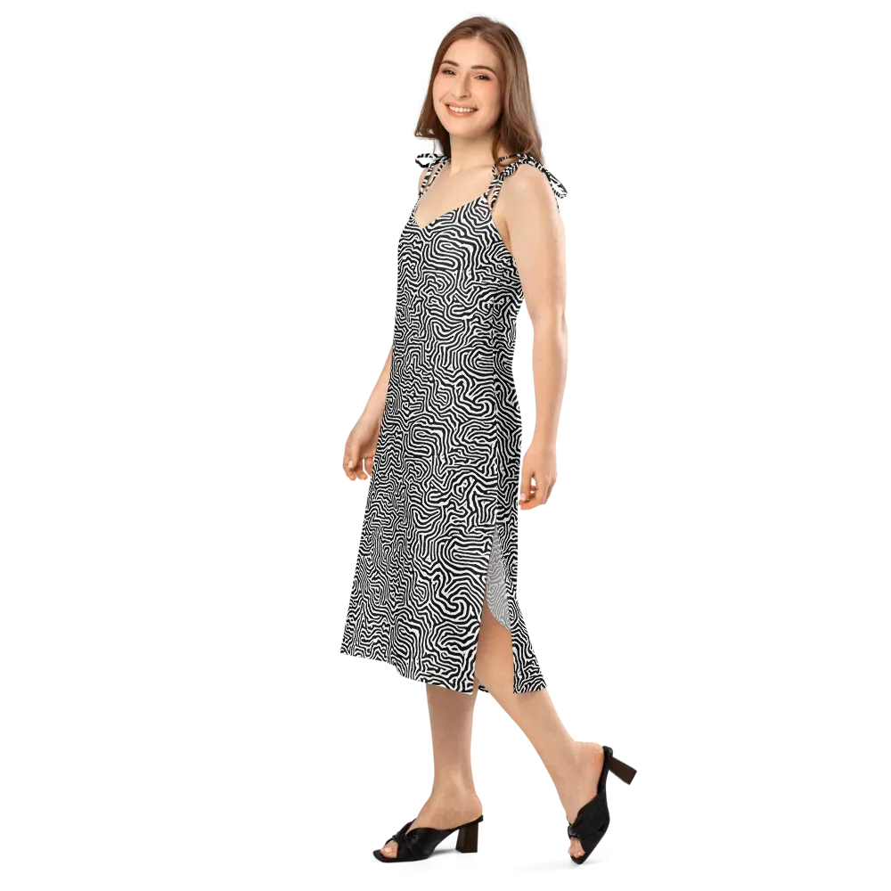 Doodle Symphony on Slip Dress — Left Front