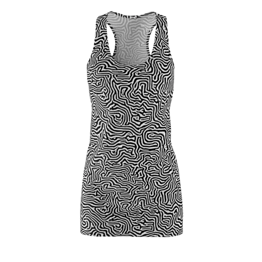 Doodle Symphony on a Racerback Dress