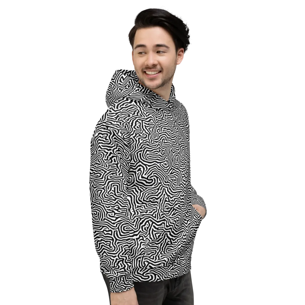 Doodle Symphony on Hoodie — Right