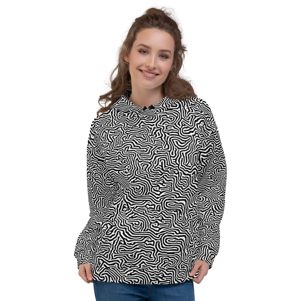 Doodle Symphony on Hoodie — Front