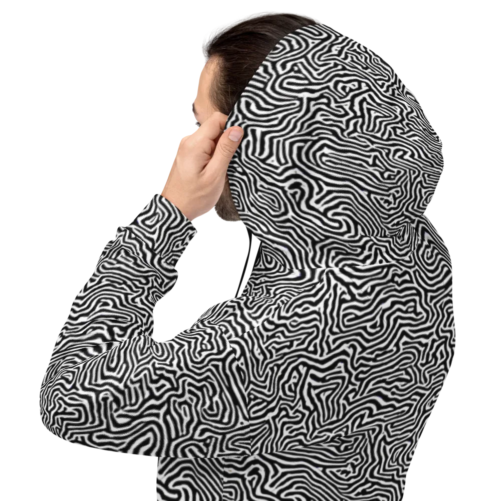 Doodle Symphony on Hoodie — Back