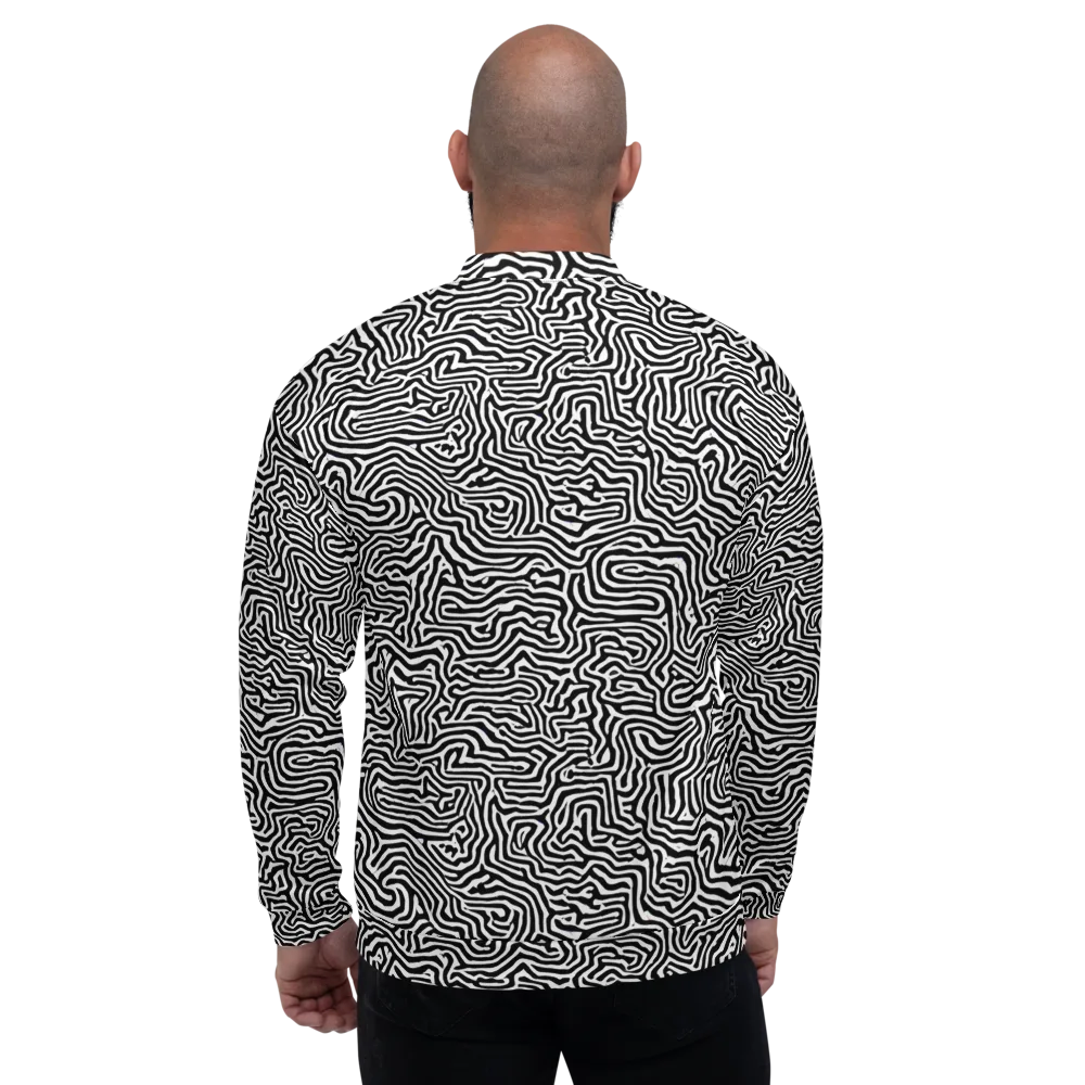 Doodle Symphony on Bomber Jacket — Back
