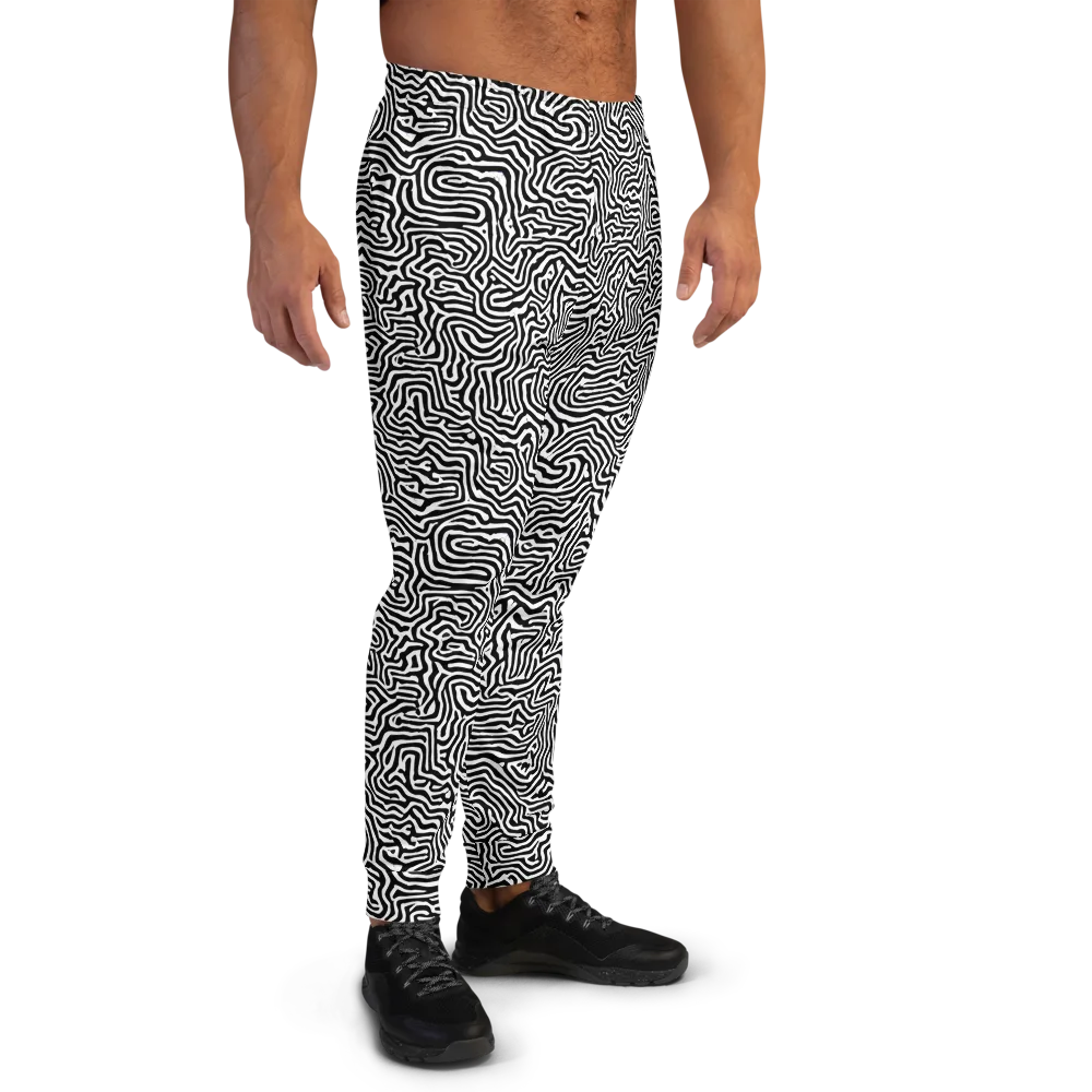 Doodle Symphony on Men's Joggers — Right