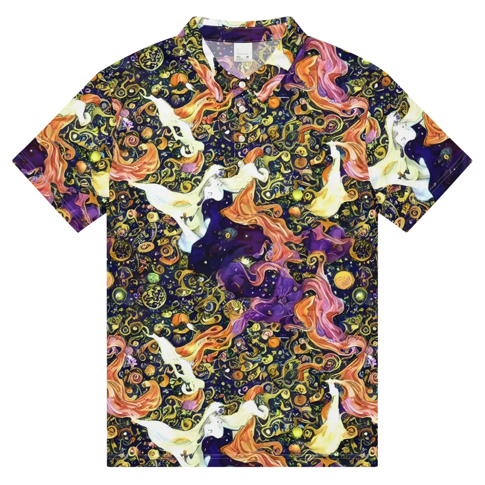 Ethereal Waltz on Men's Slim Fit Polo Shirt — Front