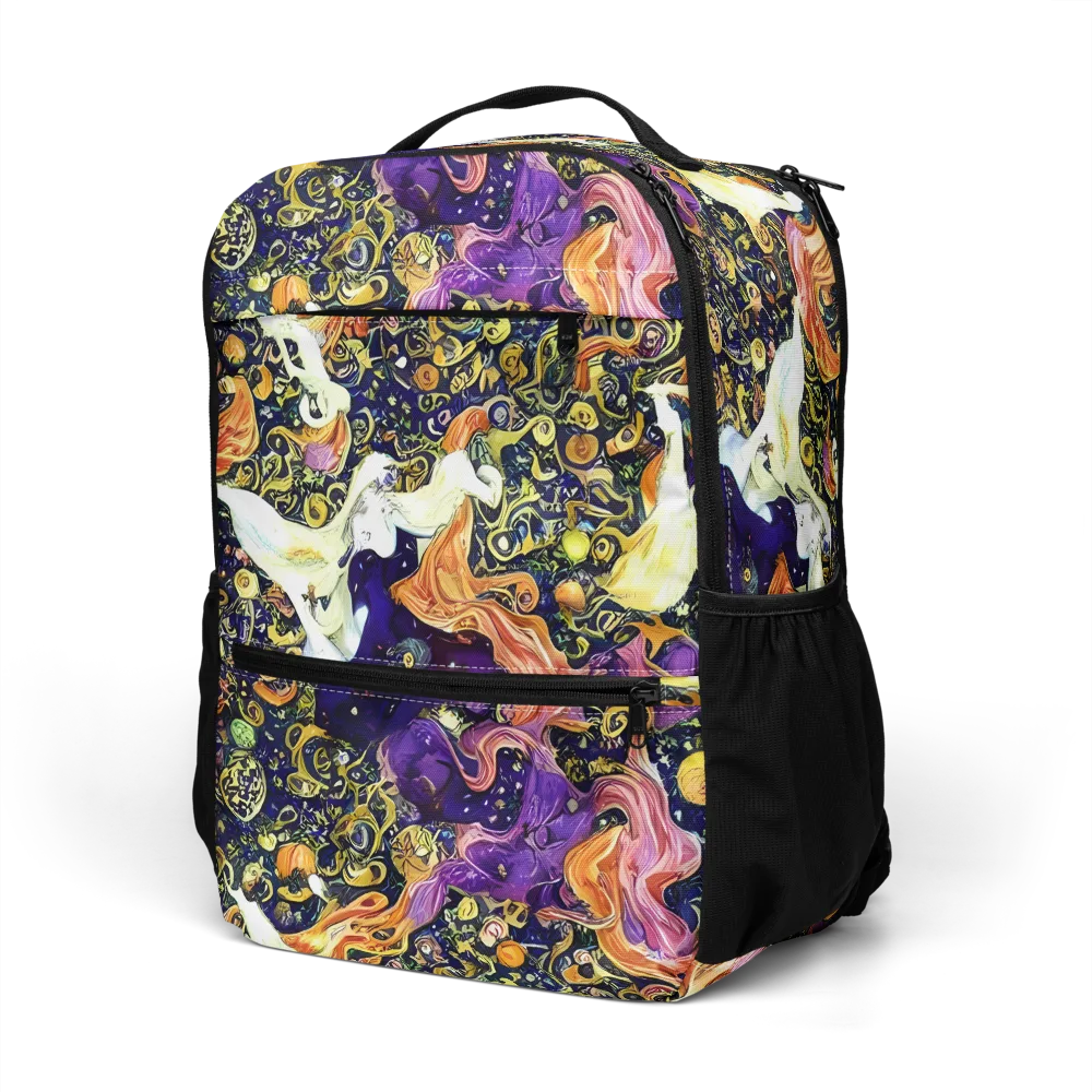 Ethereal Waltz on Utility Backpack — Left Front