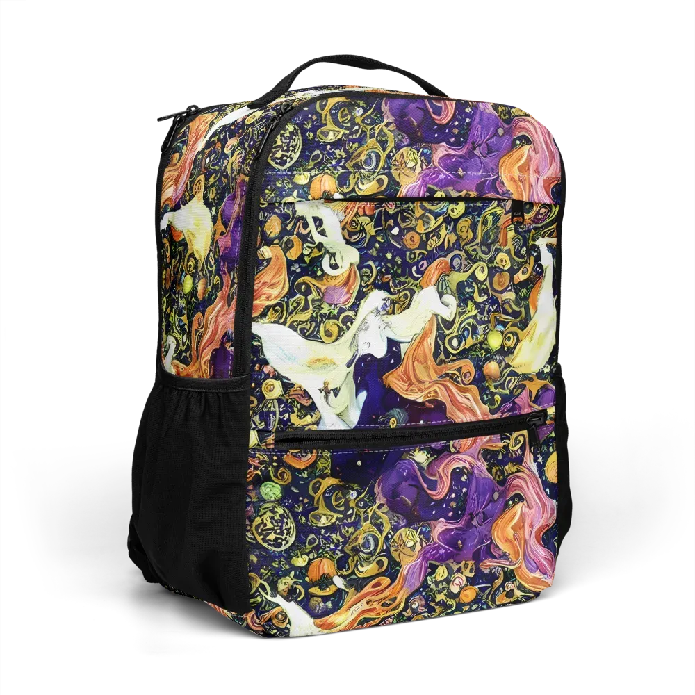 Ethereal Waltz on Utility Backpack — Right Front