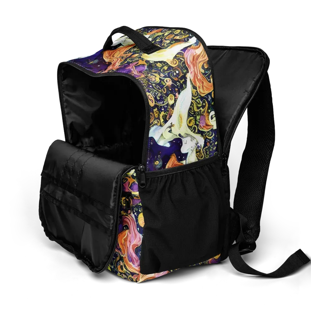 Ethereal Waltz on Utility Backpack — Product details 2