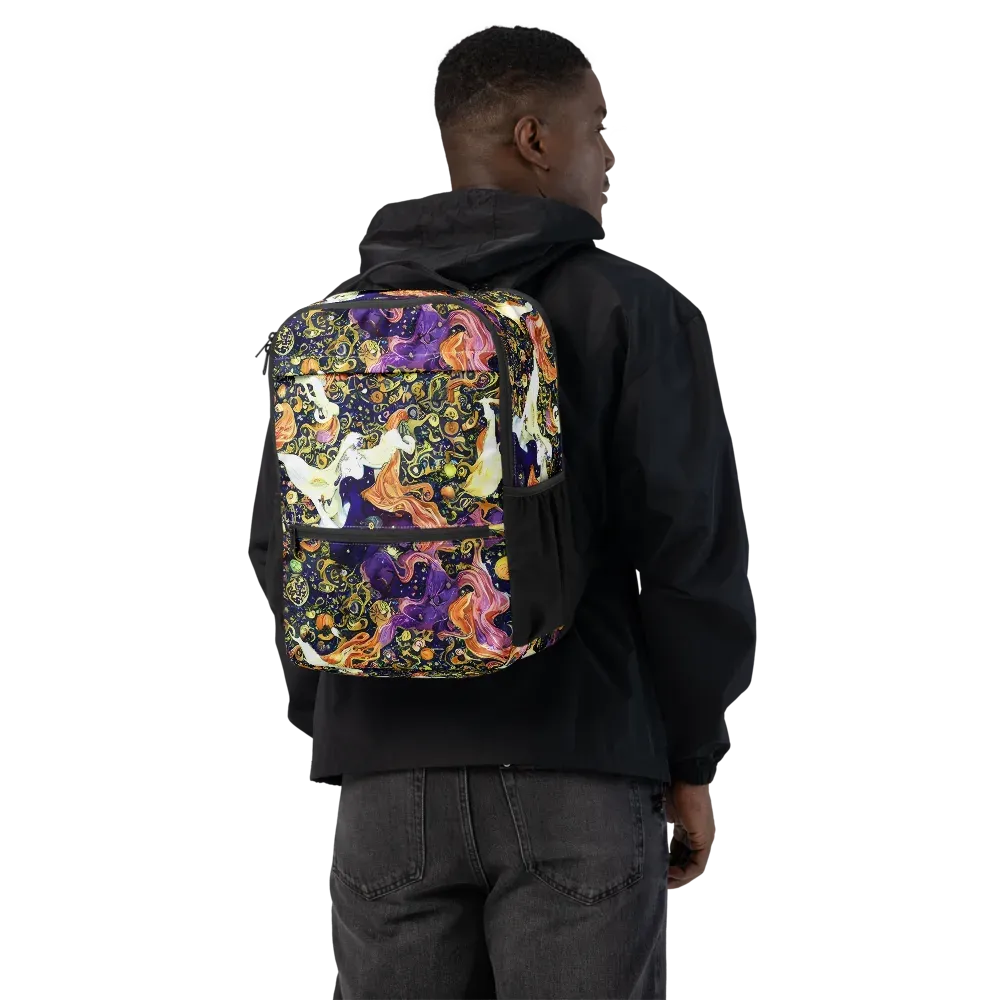 Ethereal Waltz on Utility Backpack — Back