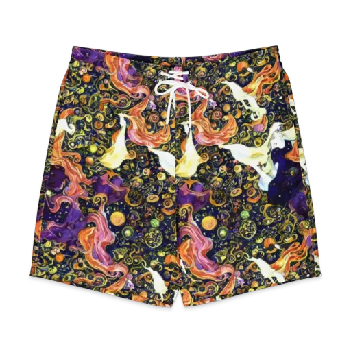 Ethereal Waltz on a Men's Board Shorts