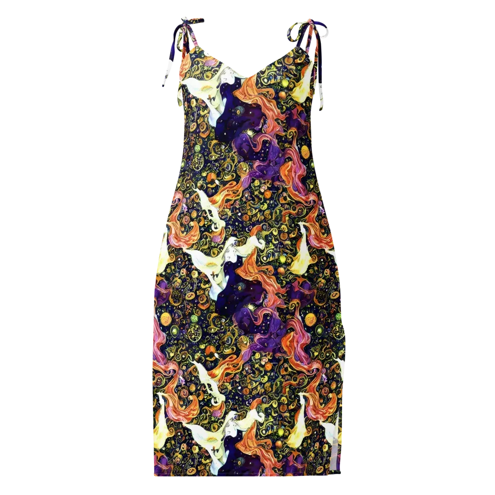 Ethereal Waltz on Slip Dress — Front