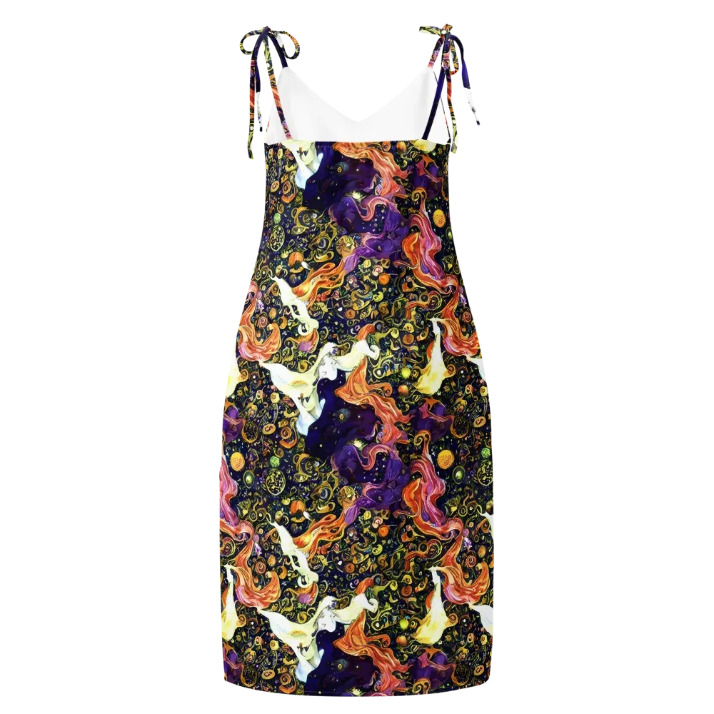 Ethereal Waltz on Slip Dress — Back