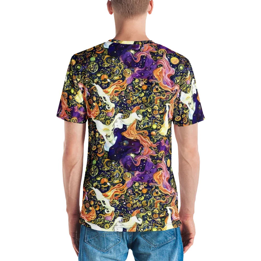 Ethereal Waltz on Men's Crew Neck T-Shirt — Back