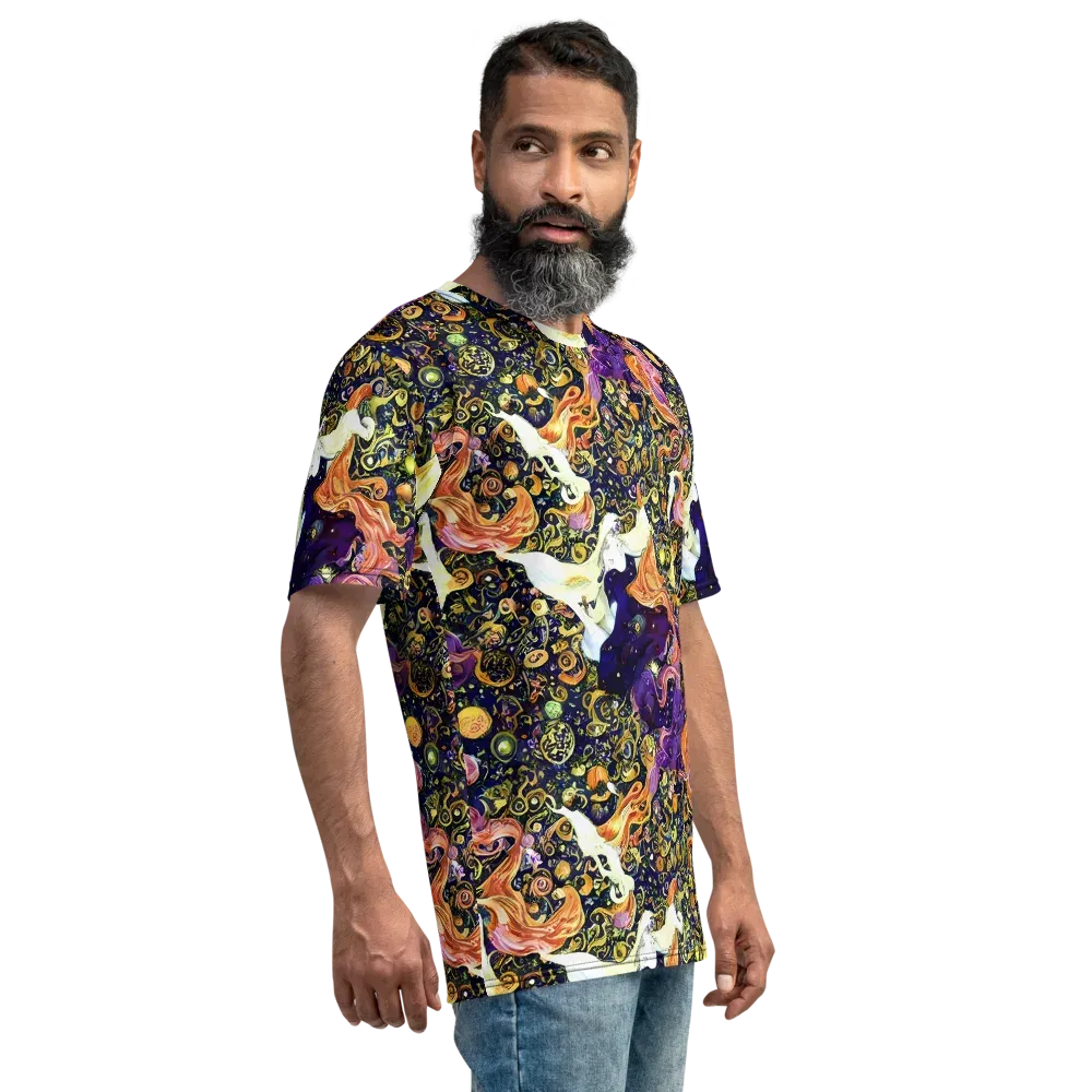 Ethereal Waltz on Men's Crew Neck T-Shirt — Right