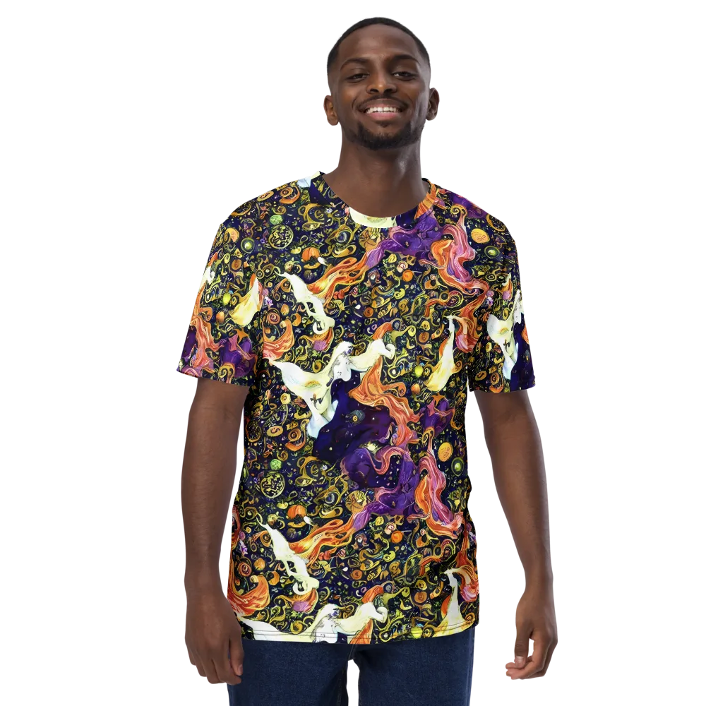 Ethereal Waltz on Men's Crew Neck T-Shirt — Front