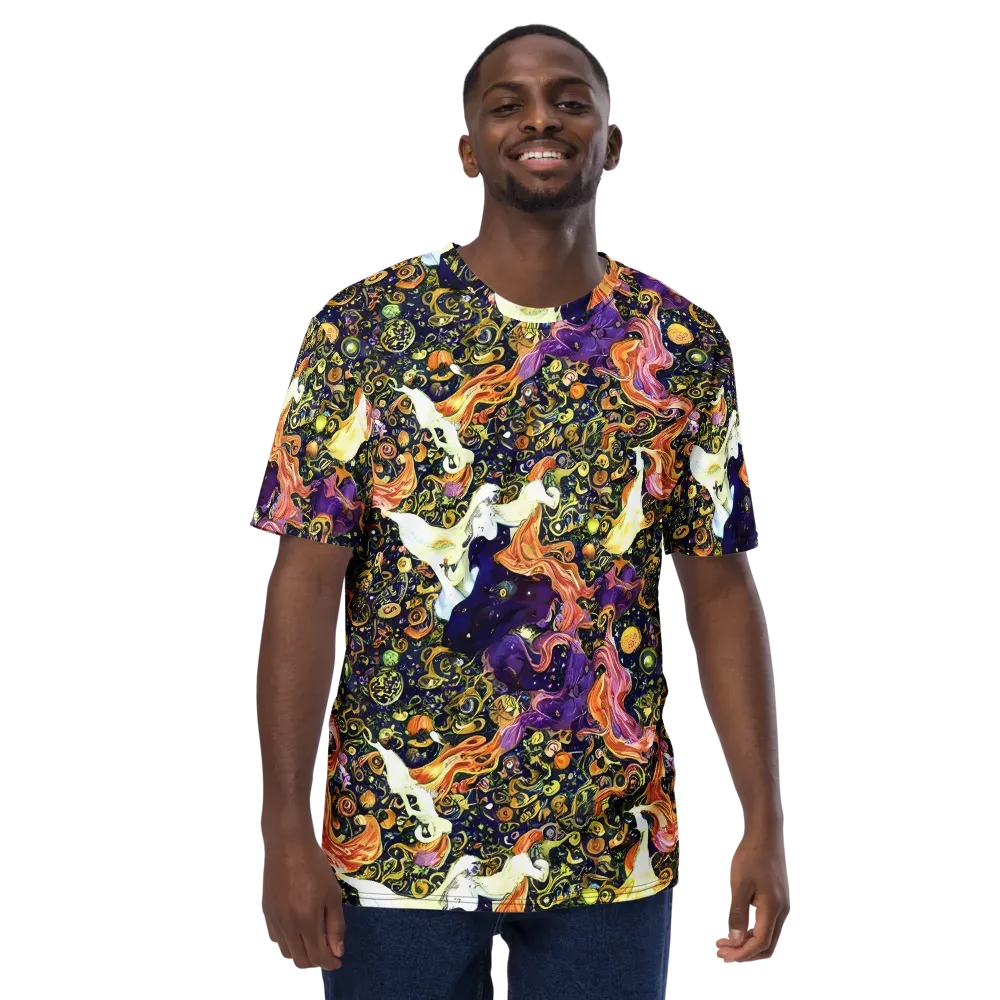 Ethereal Waltz on Men's Crew Neck T-Shirt — Front