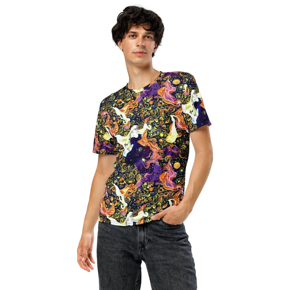 Ethereal Waltz on Men's Crew Neck T-Shirt — Front