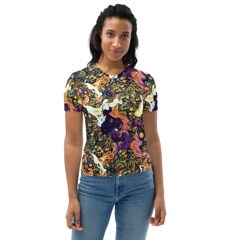 Ethereal Waltz on Women's Crew Neck T-Shirt — Front