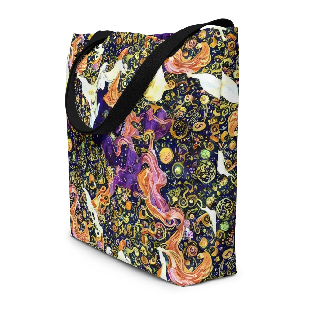 Ethereal Waltz on Large Tote Bag W/ Pocket — Front