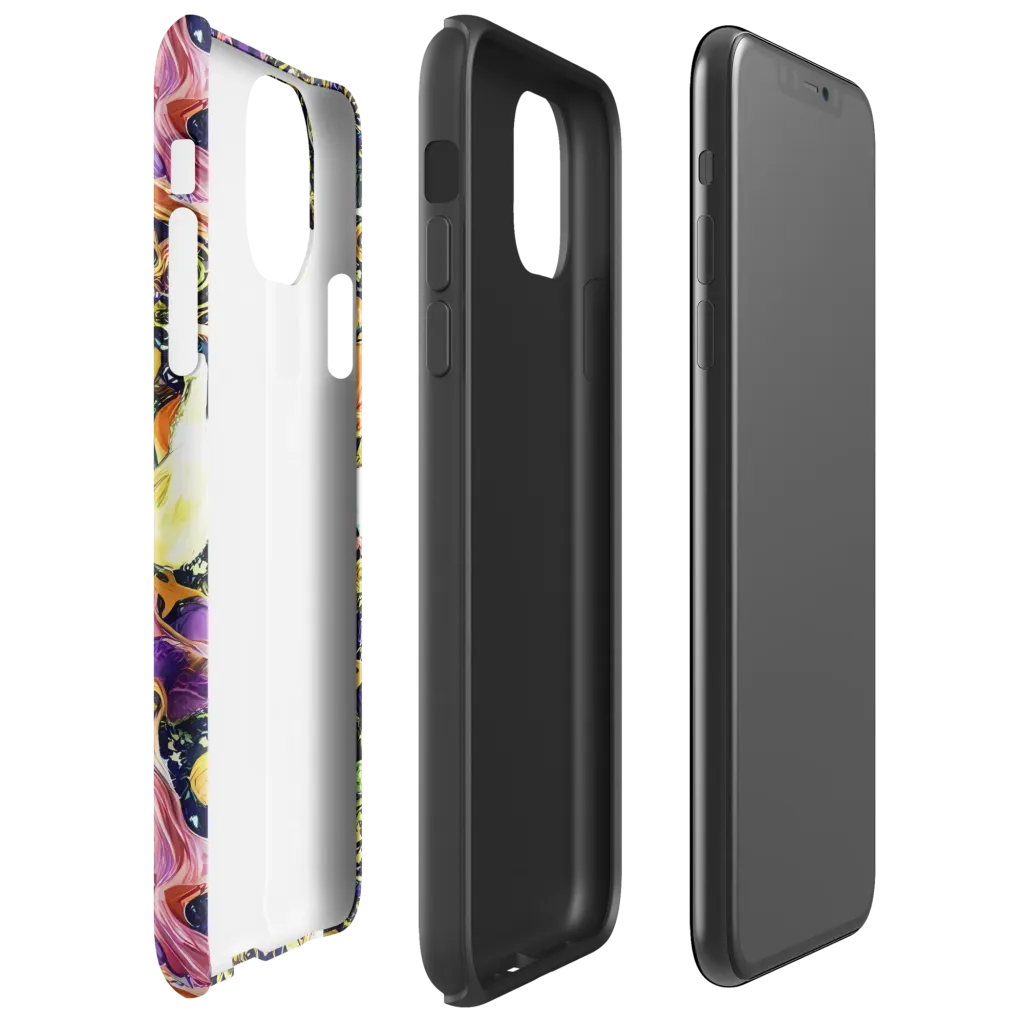 Ethereal Waltz on Tough Case for iPhone® — Right