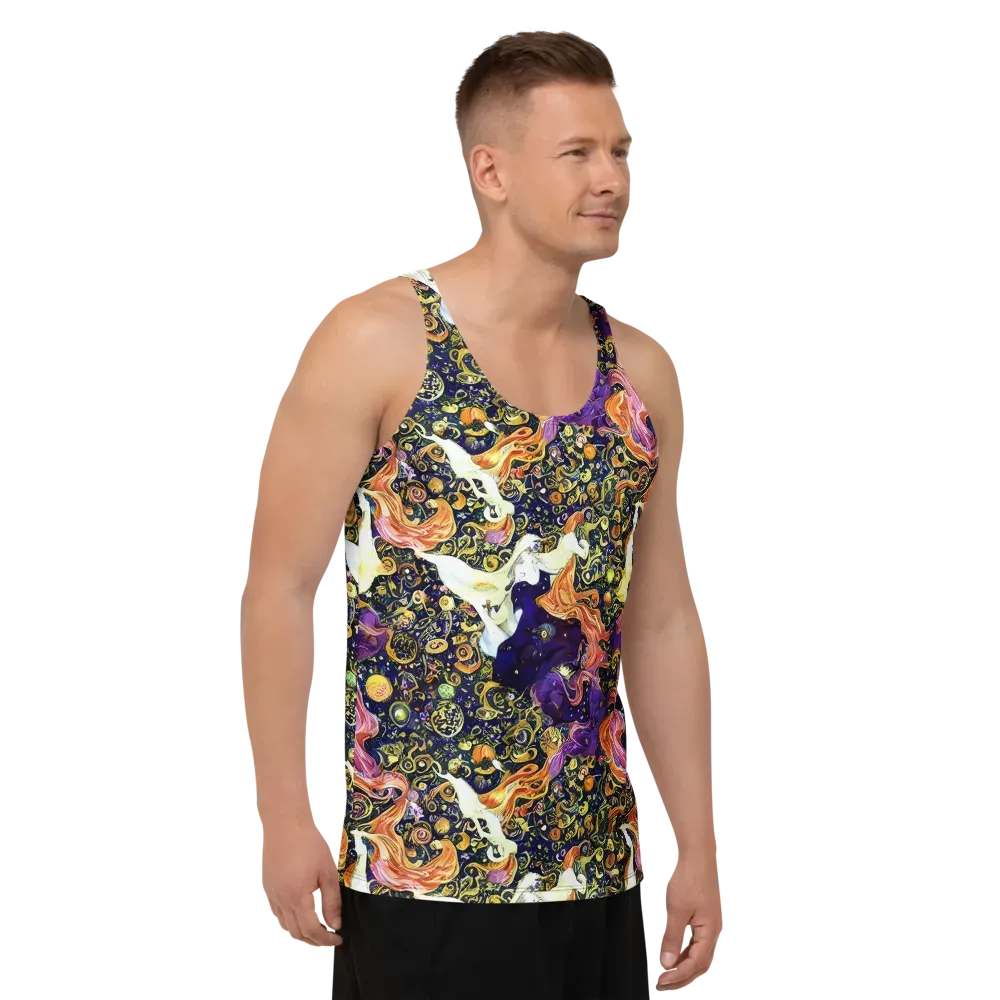 Ethereal Waltz on Men's Tank Top — Right Front