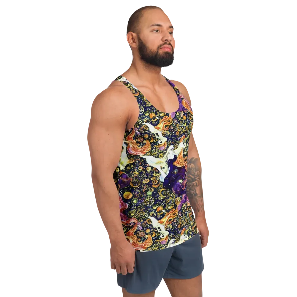 Ethereal Waltz on Men's Tank Top — Right Front