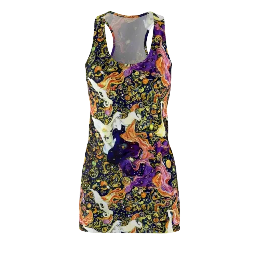 Ethereal Waltz on a Racerback Dress