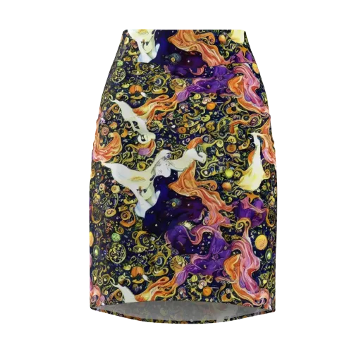 Ethereal Waltz on a Pencil Skirt