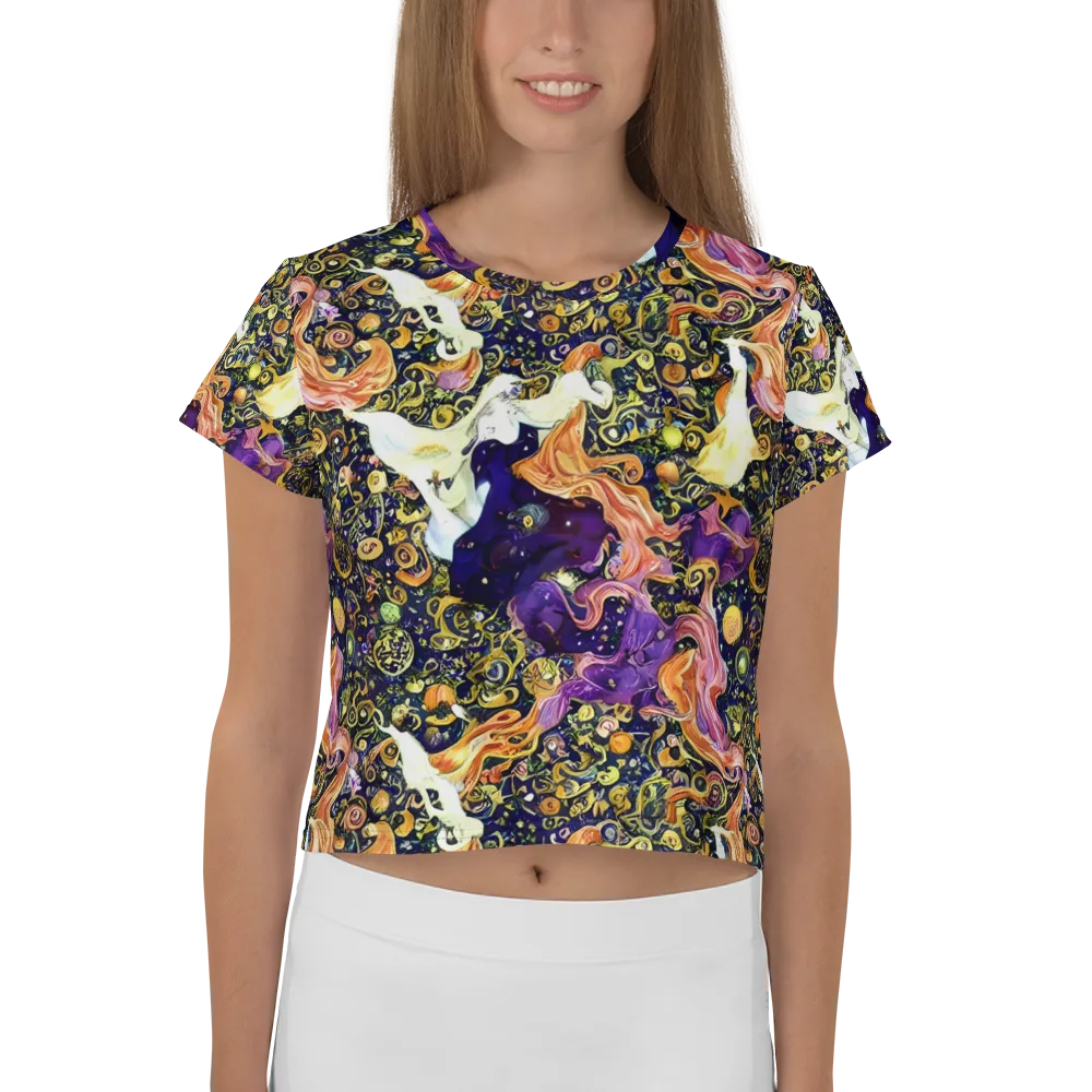 Ethereal Waltz on Crop Tee — Front