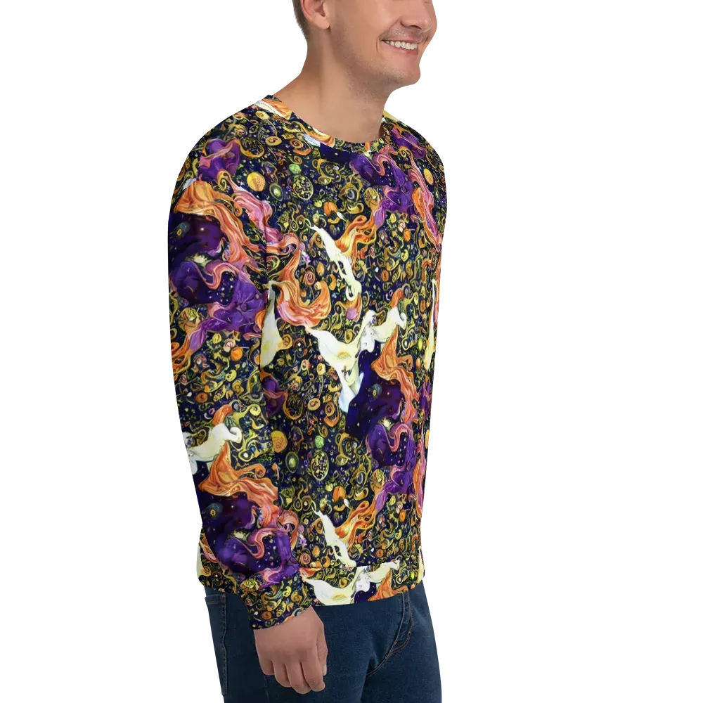 Ethereal Waltz on Sweatshirt — Right Front