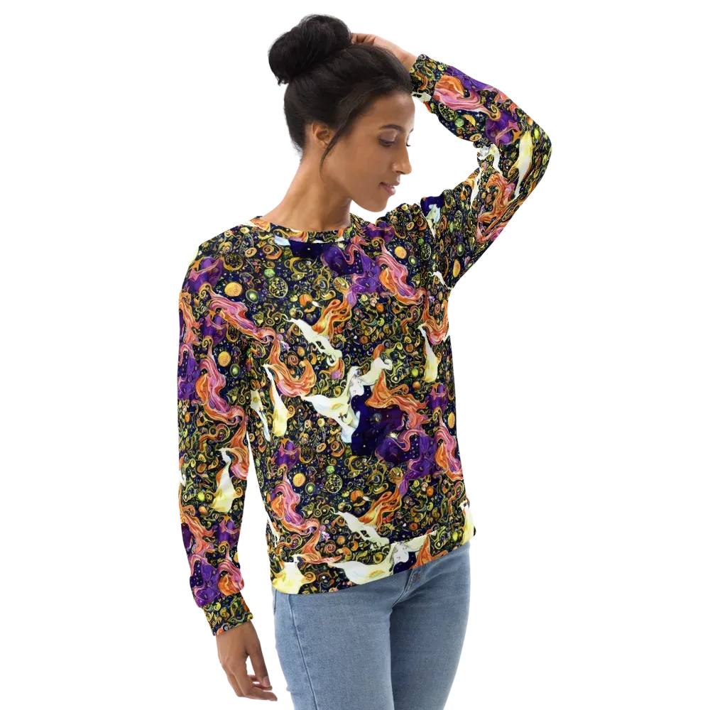 Ethereal Waltz on Sweatshirt — Right Front