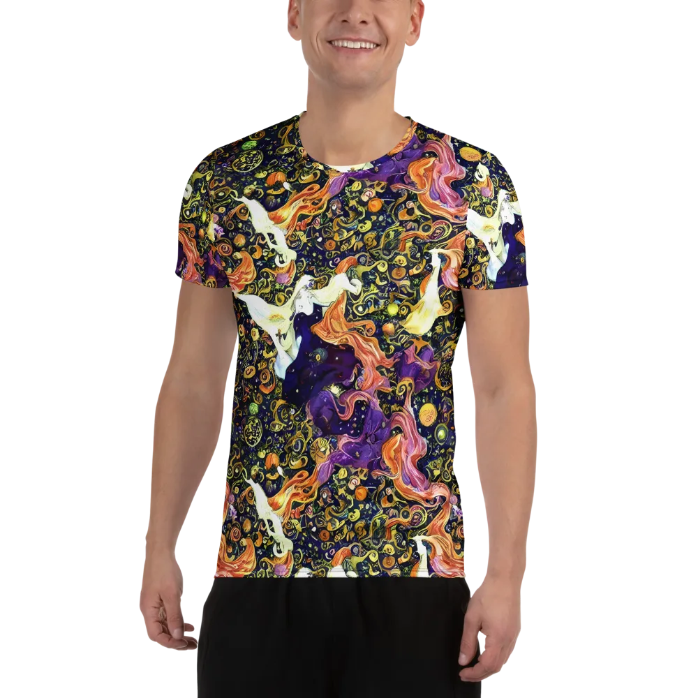 Ethereal Waltz on Men's Athletic T-Shirt — Front
